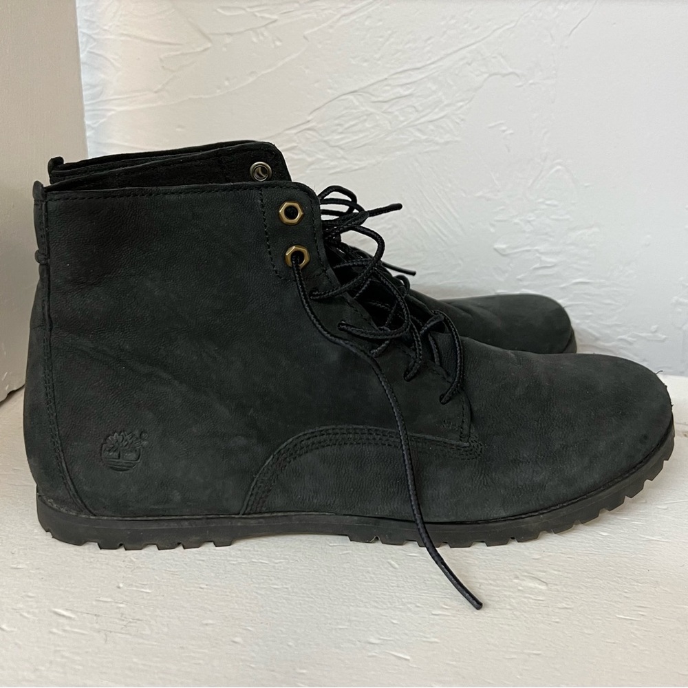 Timberland Womens Joslin Chukka Boots 9 Black Ortholite leather